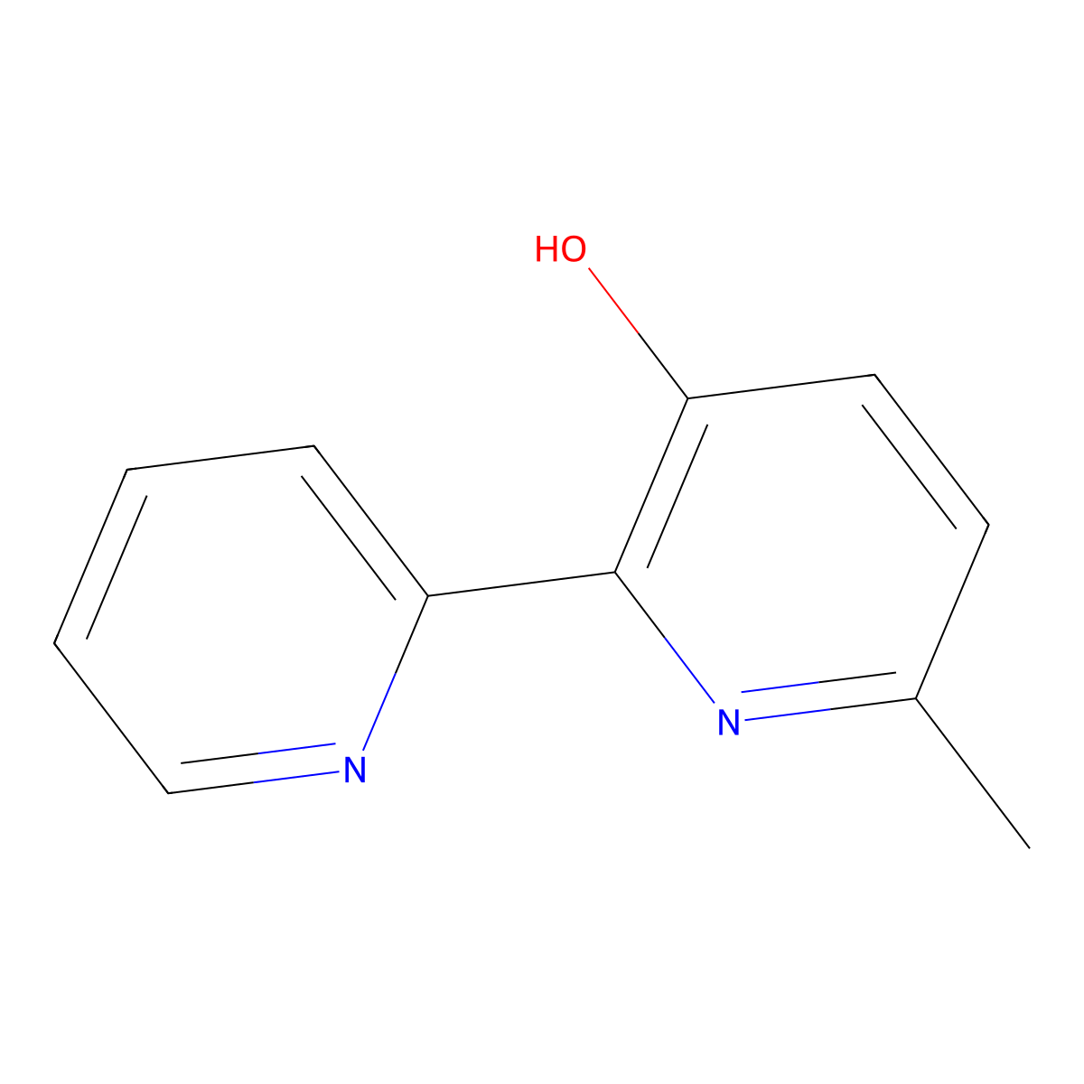 6-Methyl[2,2'-bipyridin]-3-ol molecular structure, CAS 380849-22-9