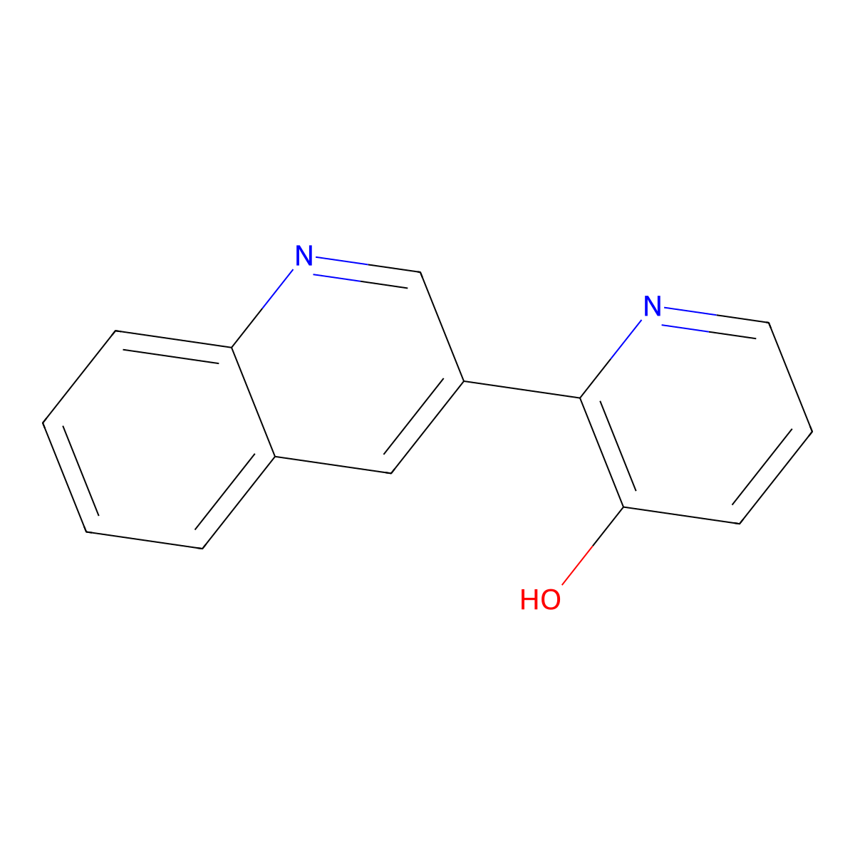 2-(Quinolin-3-yl)pyridin-3-ol molecular structure, CAS 380849-29-6