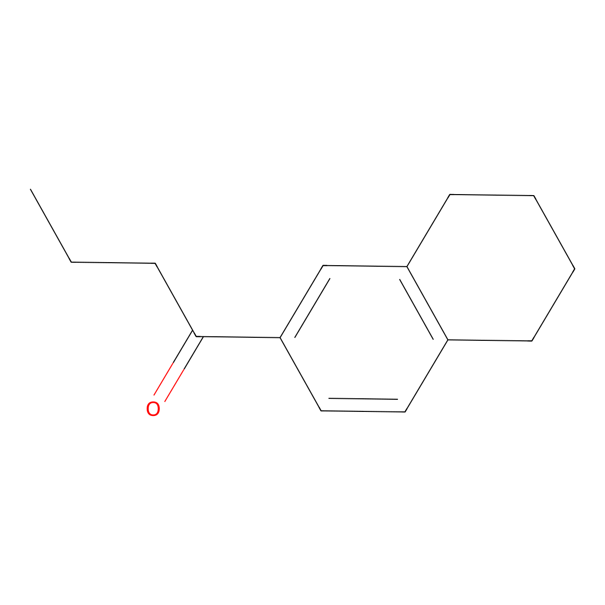 1-(2-5,6,7,8-Tetrahydronaphthyl)butan-1-one molecular structure, CAS 38085-25-5