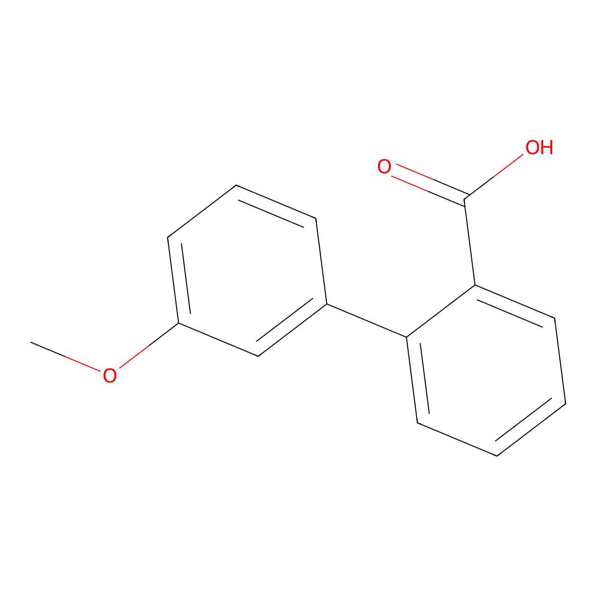 2-(3-methoxyphenyl)benzoic Acid molecular structure, CAS 38087-96-6