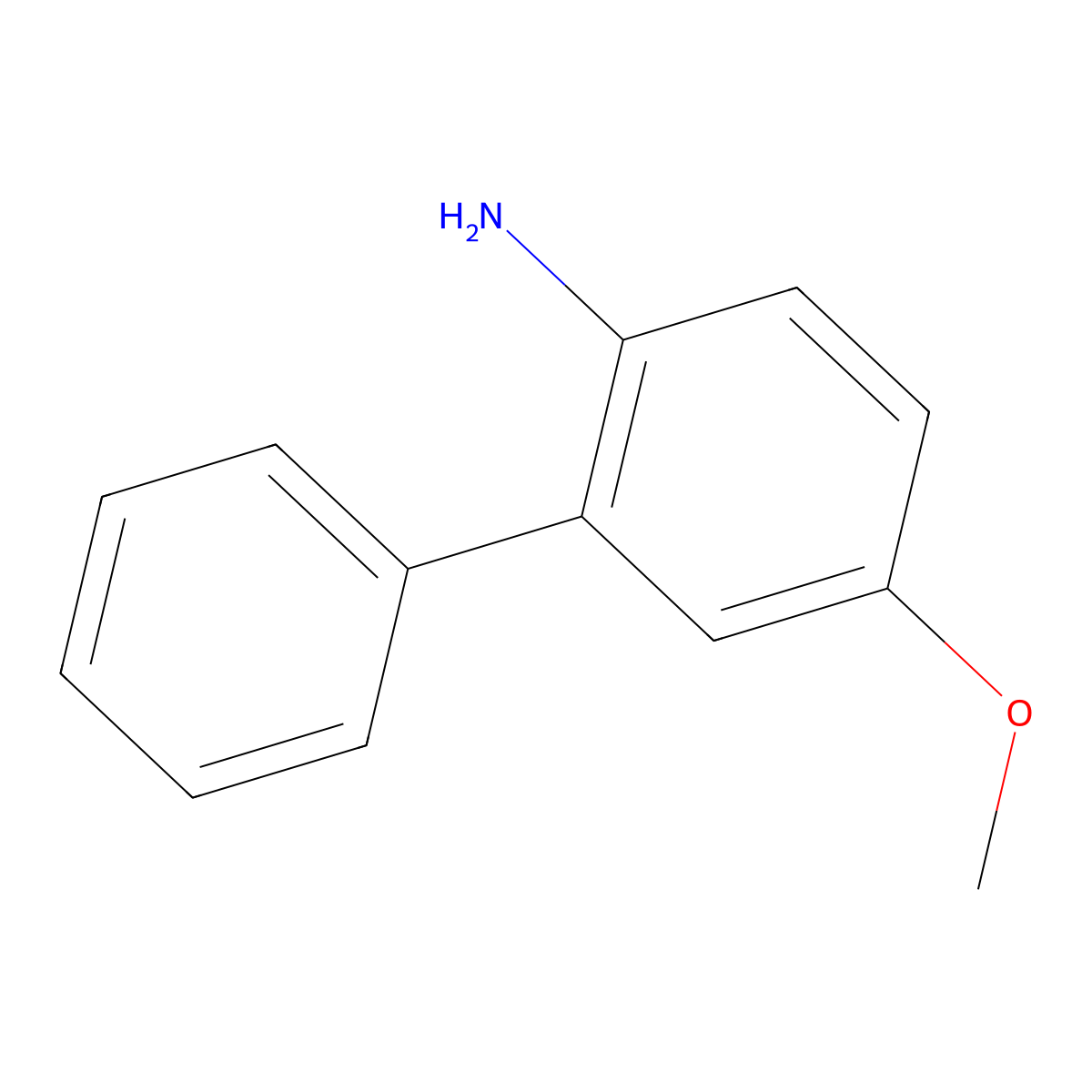 3-Phenyl-4-anisidine molecular structure, CAS 38088-01-6