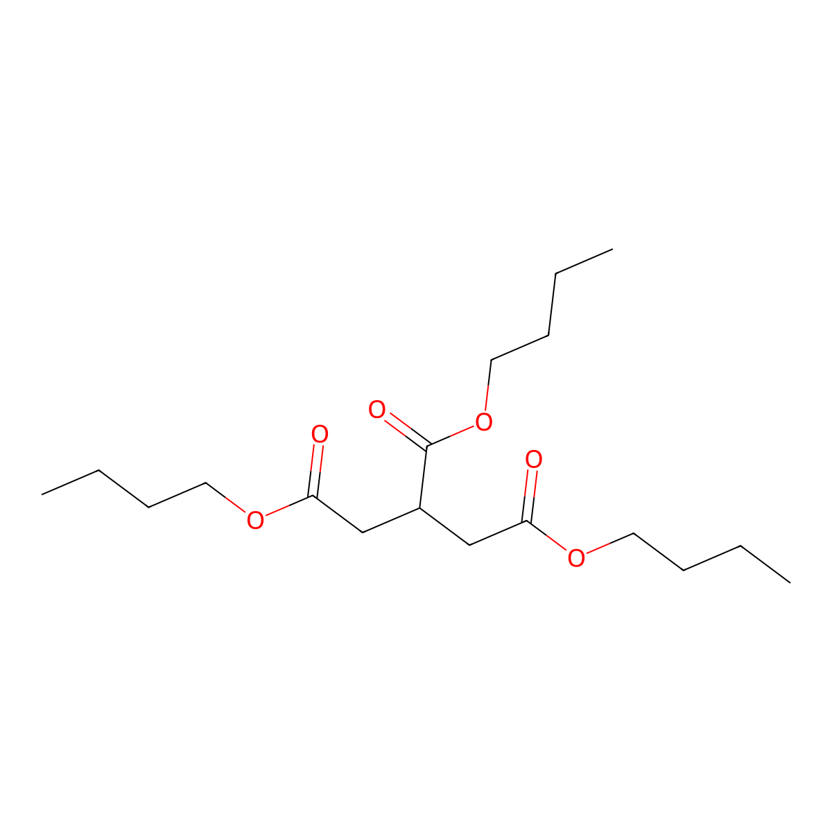1,2,3-Propanetricarboxylic acid tributyl ester molecular structure, CAS 38094-11-0