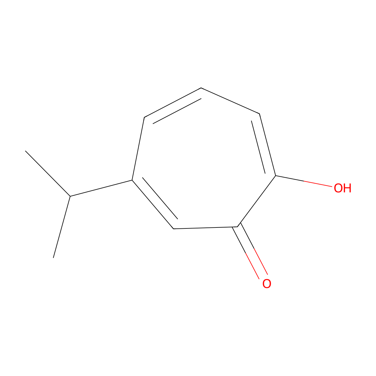 Hinokitiol molecular structure, CAS 38094-79-0