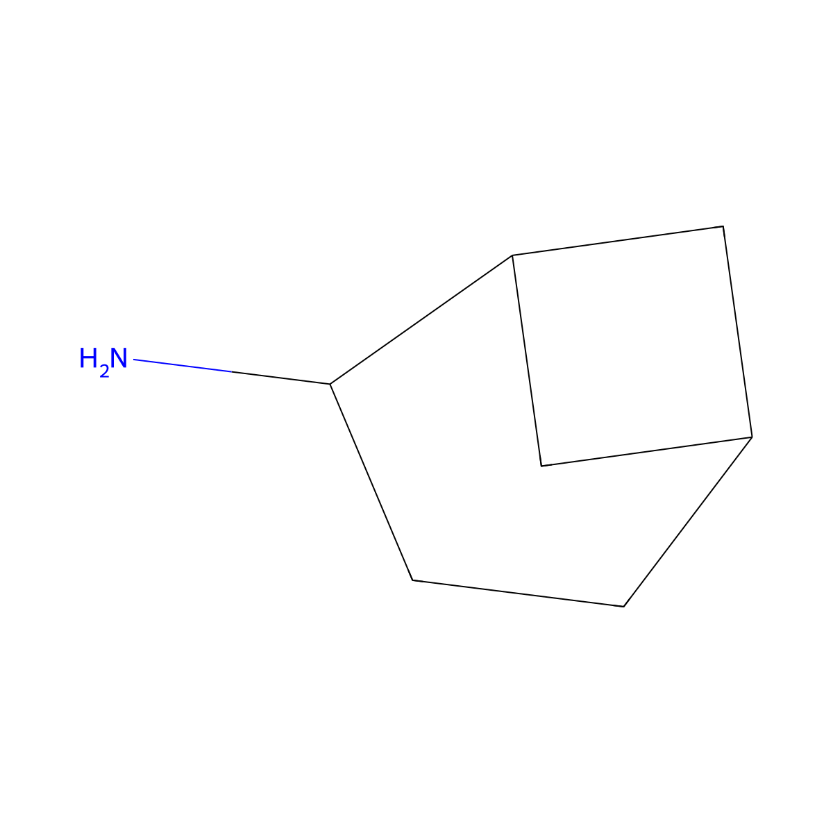Bicyclo[3.1.1]heptan-2-amine molecular structure, CAS 38102-38-4