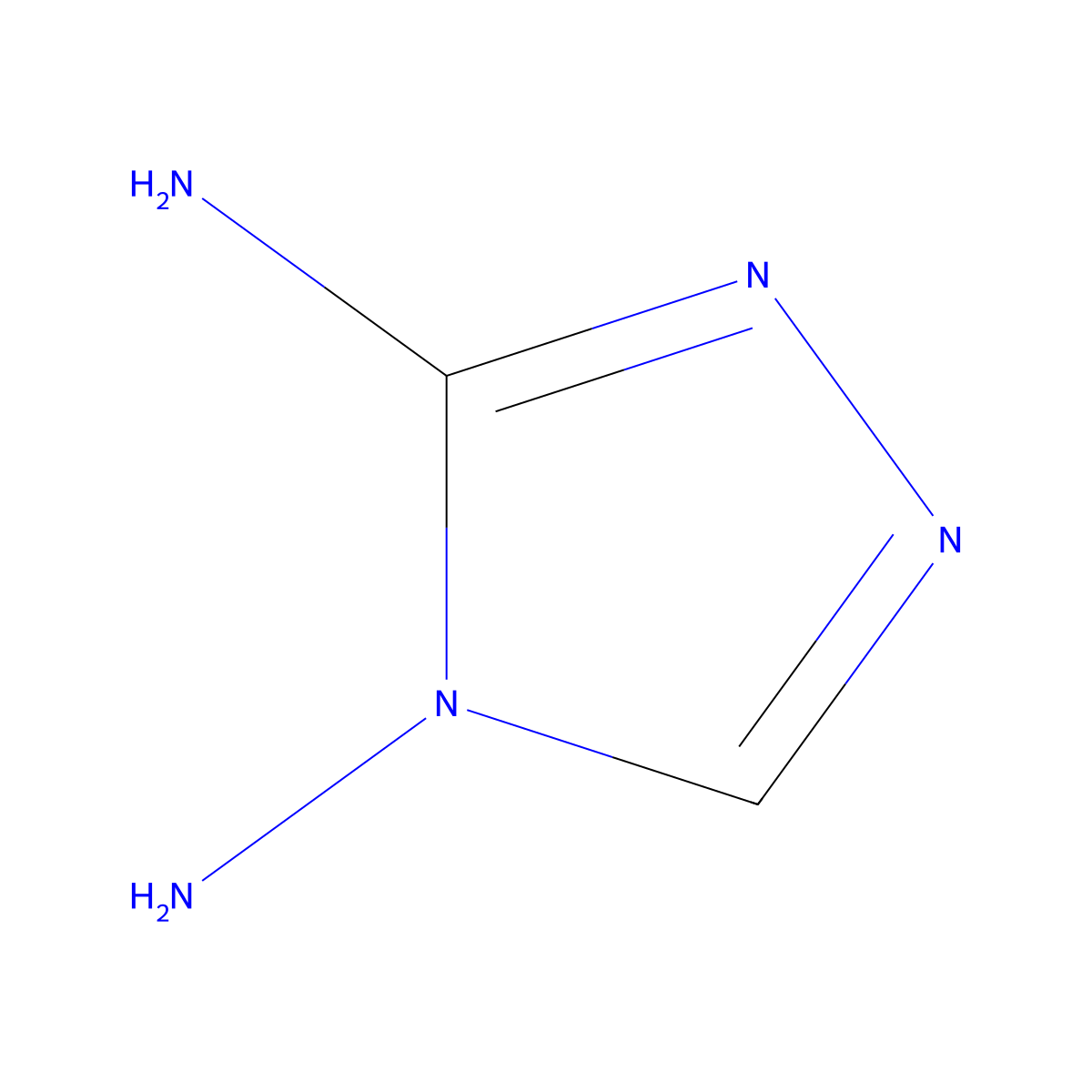 3,4-Diamino-1,2,4-triazole molecular structure, CAS 38104-45-9