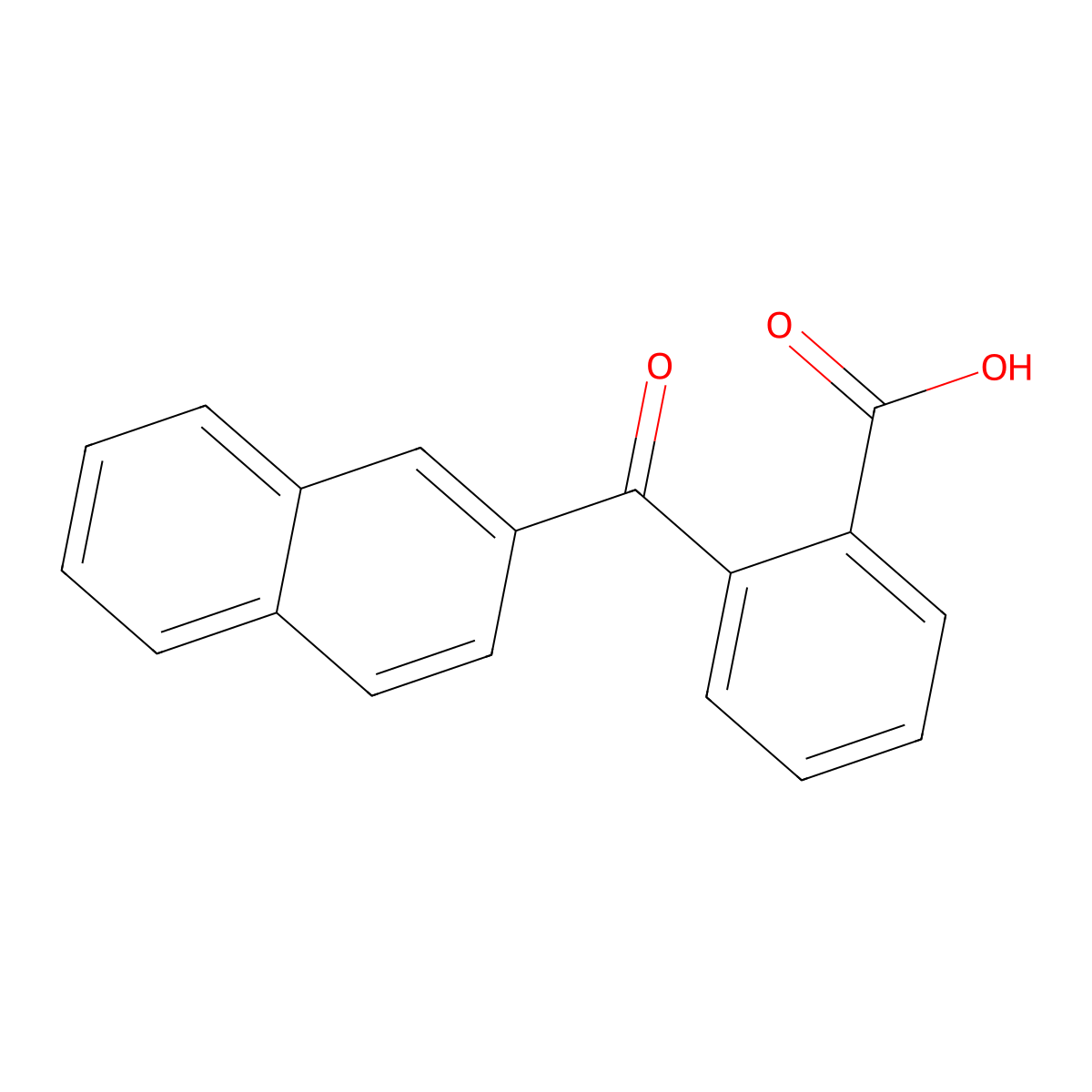 2-(Naphthalene-2-carbonyl)benzoic acid molecular structure, CAS 38119-03-8