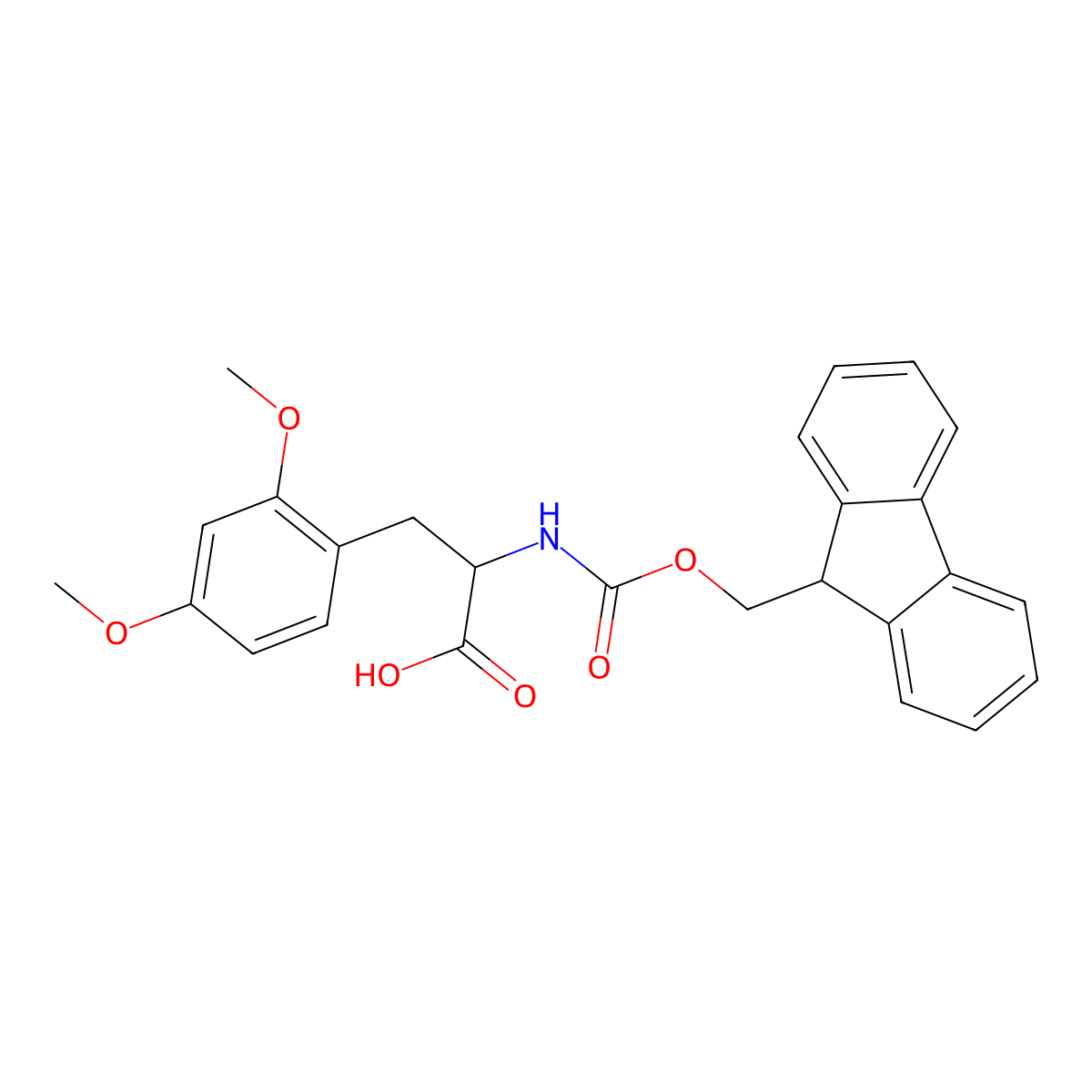 N-Fmoc-2,4-dimethoxy-L-phenylalanine molecular structure, CAS 381222-50-0