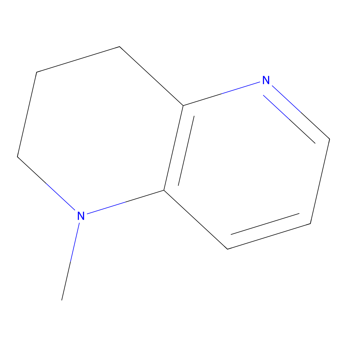 1-Methyl-1,2,3,4-tetrahydro-1,5-naphthyridine molecular structure, CAS 381227-91-4