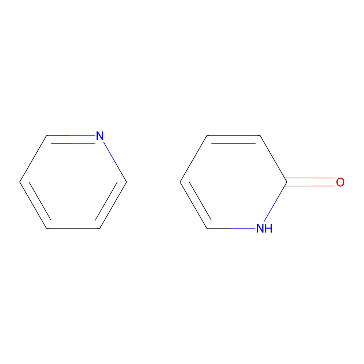 5-(Pyridin-2-yl)-2(1H)-pyridone molecular structure, CAS 381233-78-9