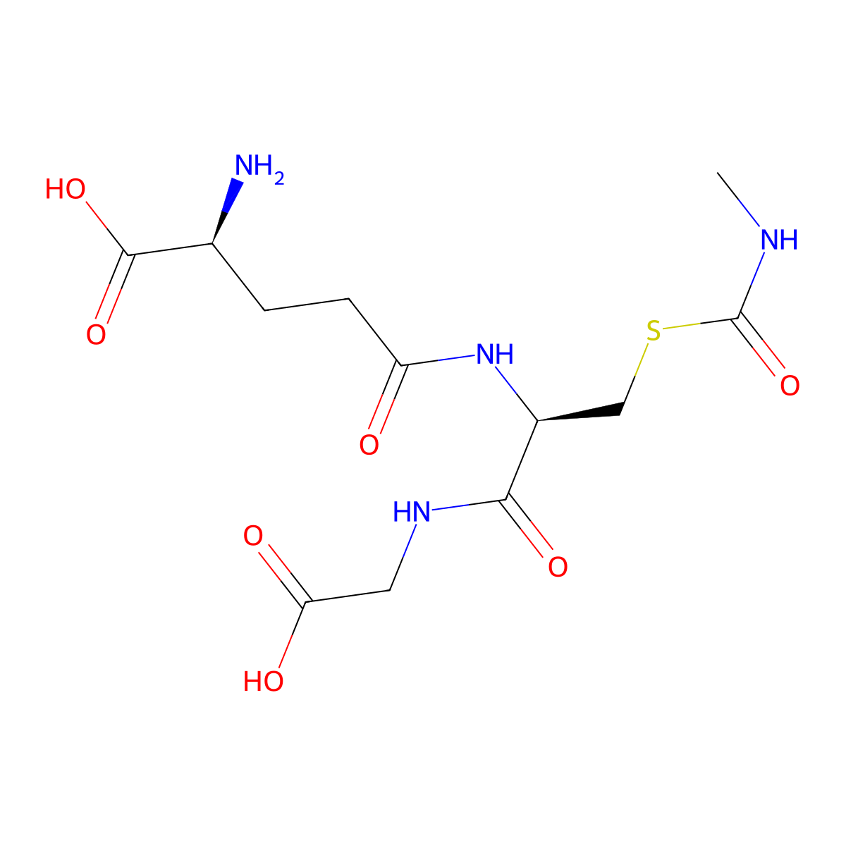 S-(N-Methylcarbamoyl)glutathione molecular structure, CAS 38126-73-7