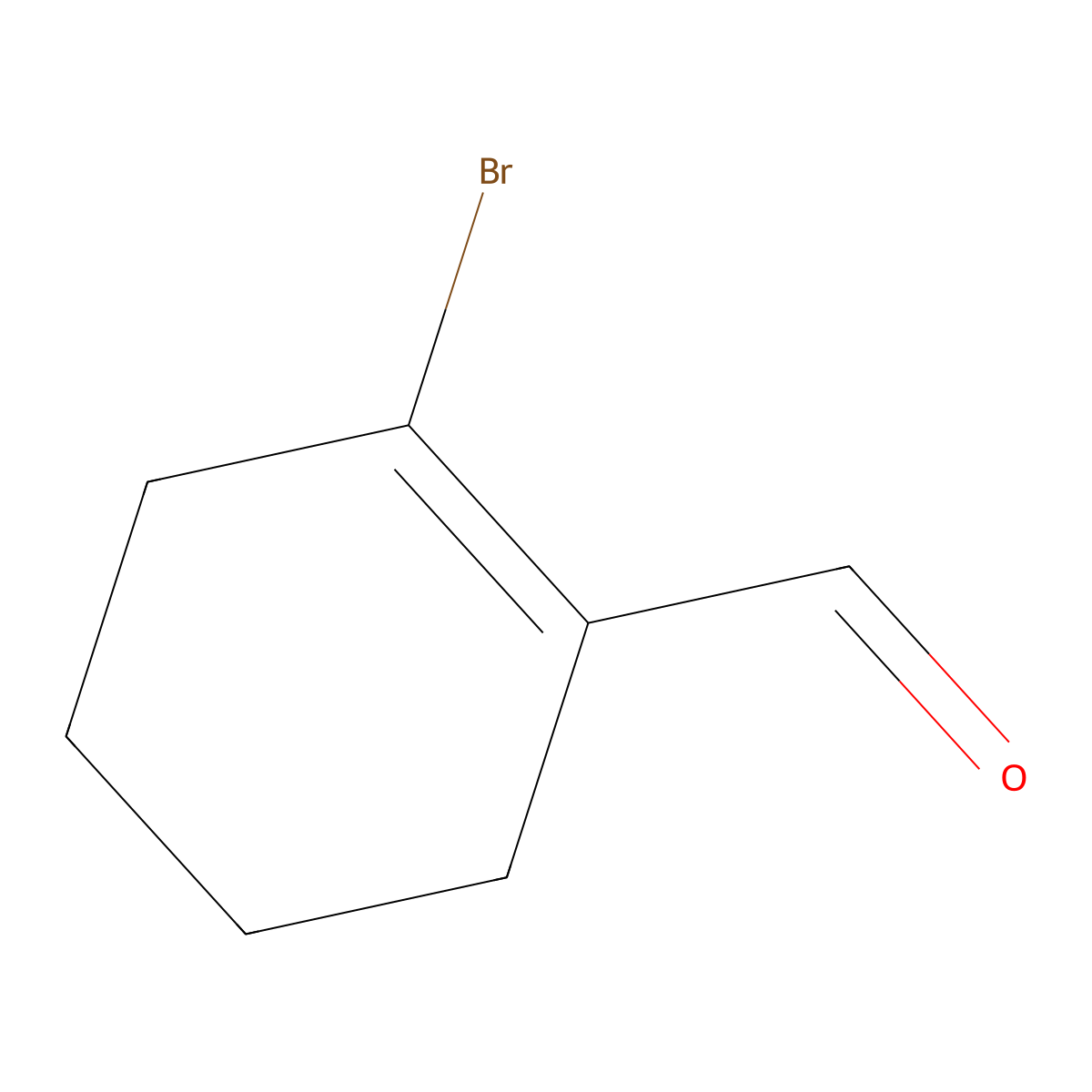 2-Bromocyclohexene-1-carbaldehyde molecular structure, CAS 38127-47-8