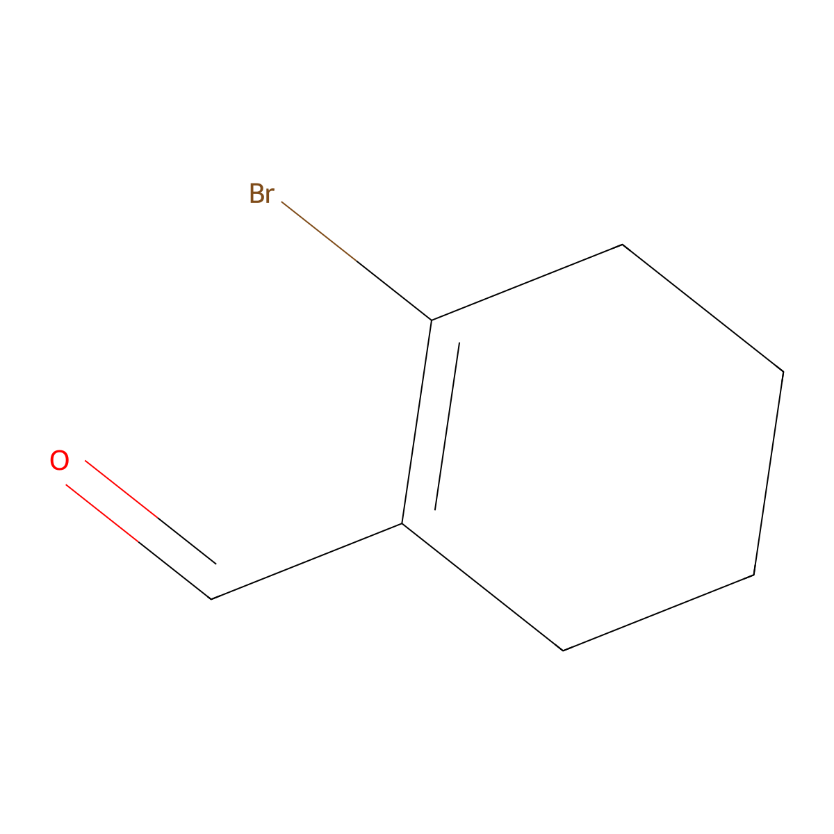 2-Bromocyclohexene-1-carbaldehyde molecular structure, CAS 38127-47-8