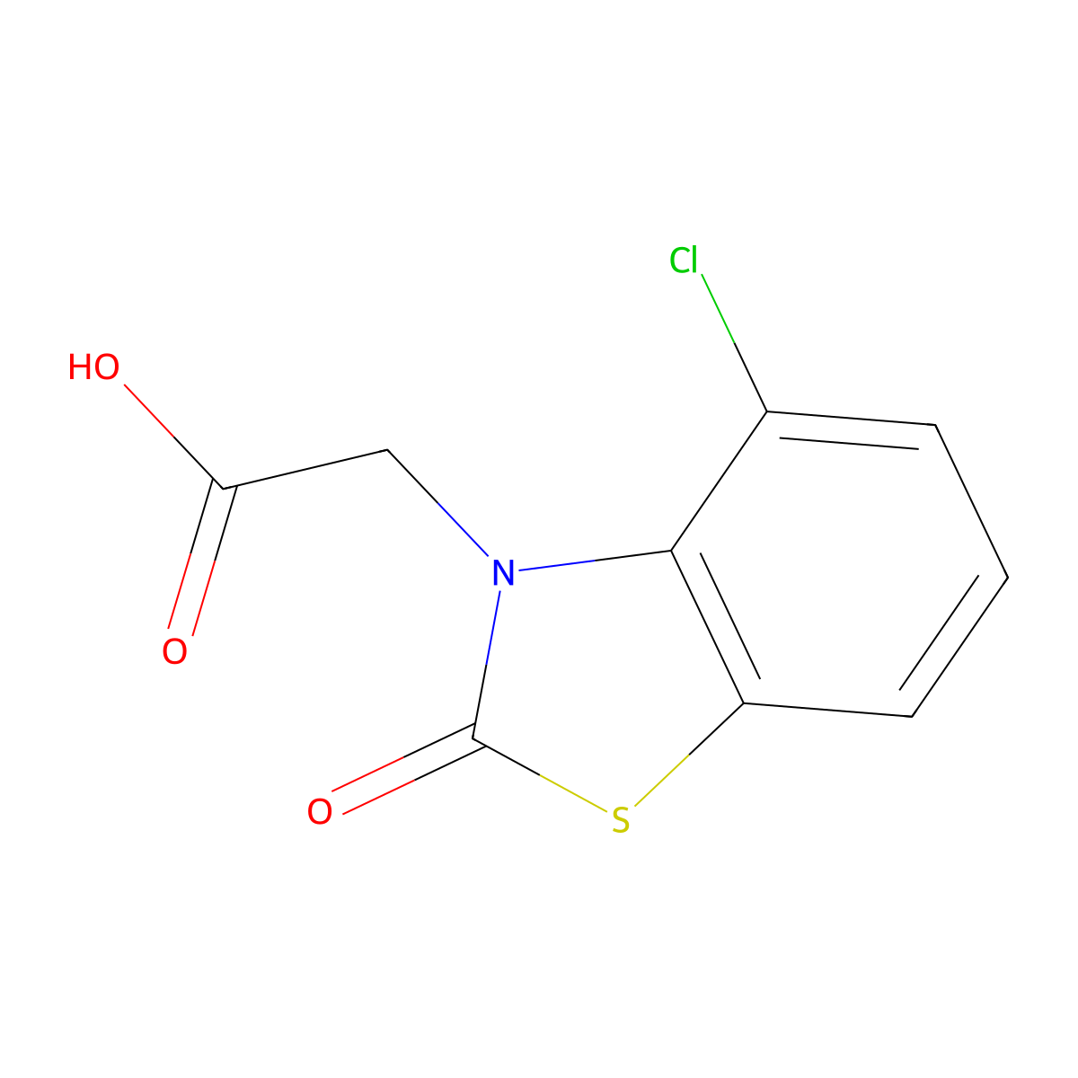 Benazolin molecular structure, CAS 3813-05-6