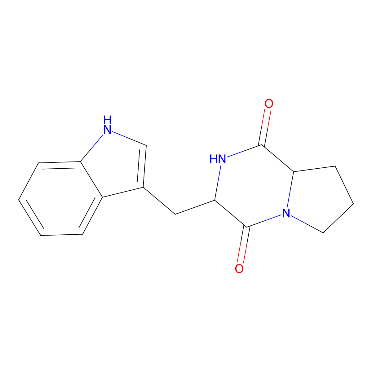 Brevianamide F molecular structure, CAS 38136-70-8