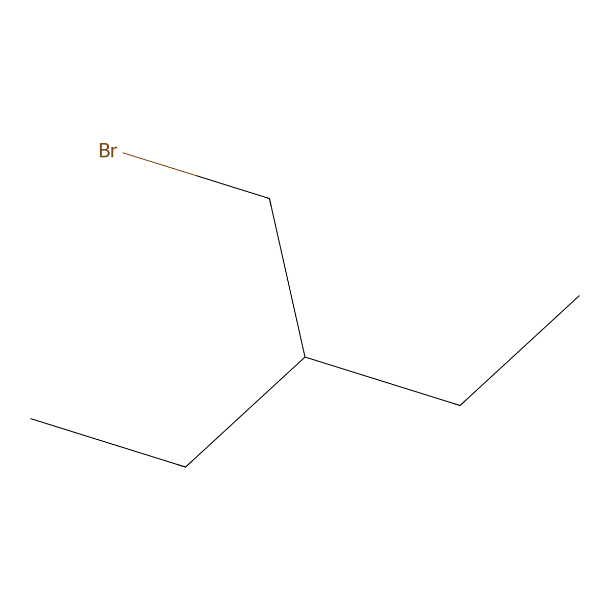 Pentane, 3-(bromomethyl)- molecular structure, CAS 3814-34-4