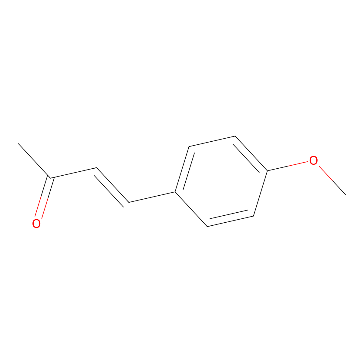 p-Methoxybenzylideneacetone molecular structure, CAS 3815-30-3