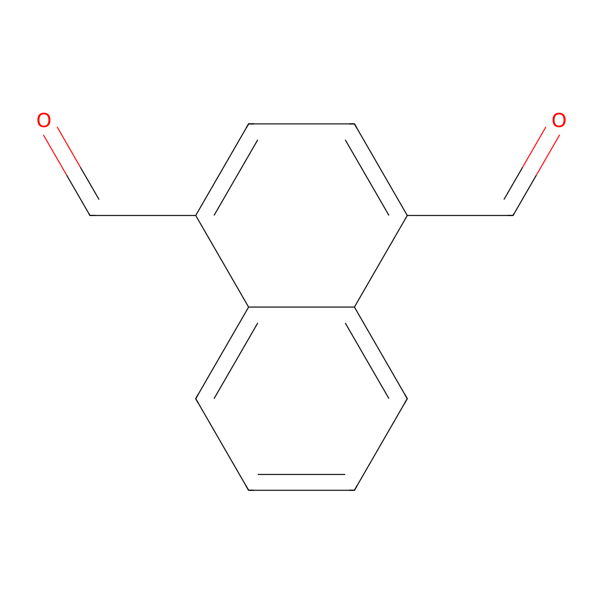 Naphthalene-1,4-dicarbaldehyde molecular structure, CAS 38153-01-4