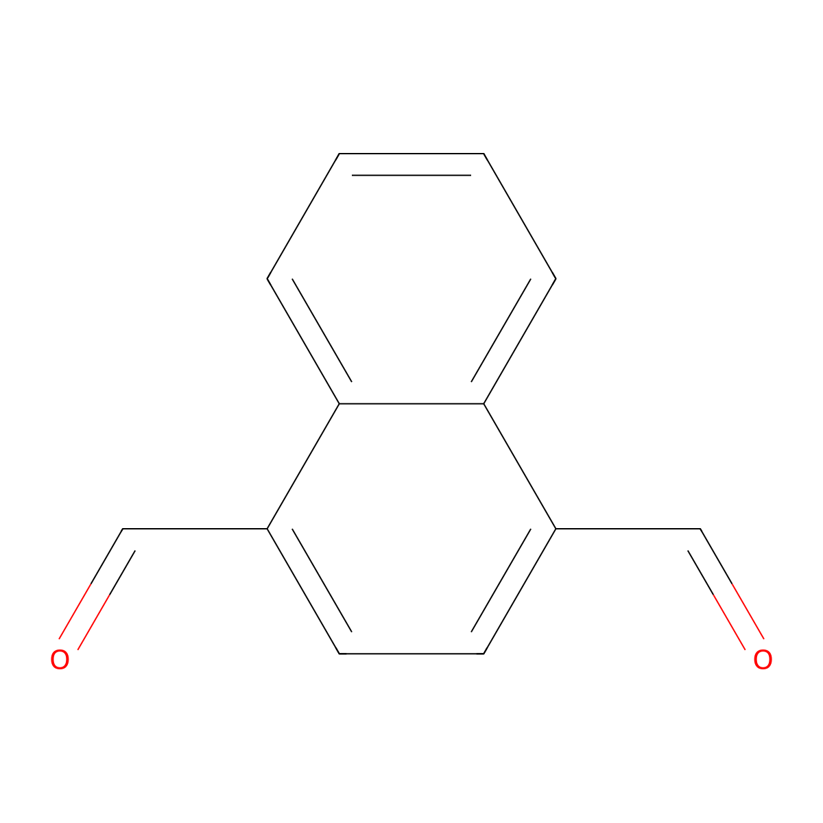 Naphthalene-1,4-dicarbaldehyde molecular structure, CAS 38153-01-4