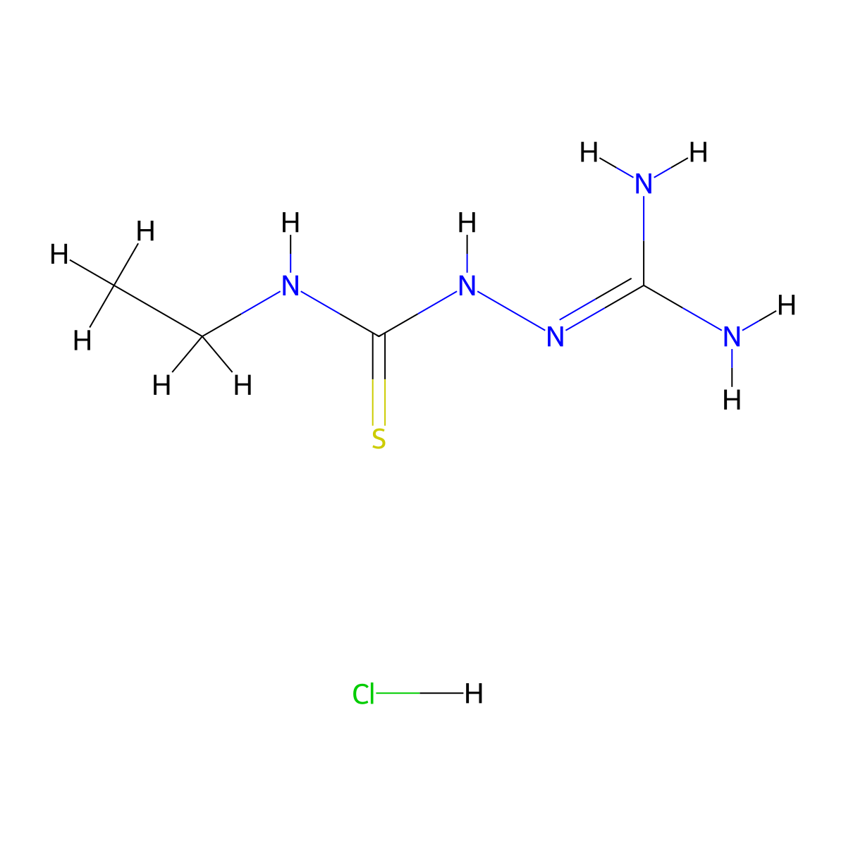 1-Ethyl-3-guanidinothiourea Hydrochloride molecular structure, CAS 381670-29-7
