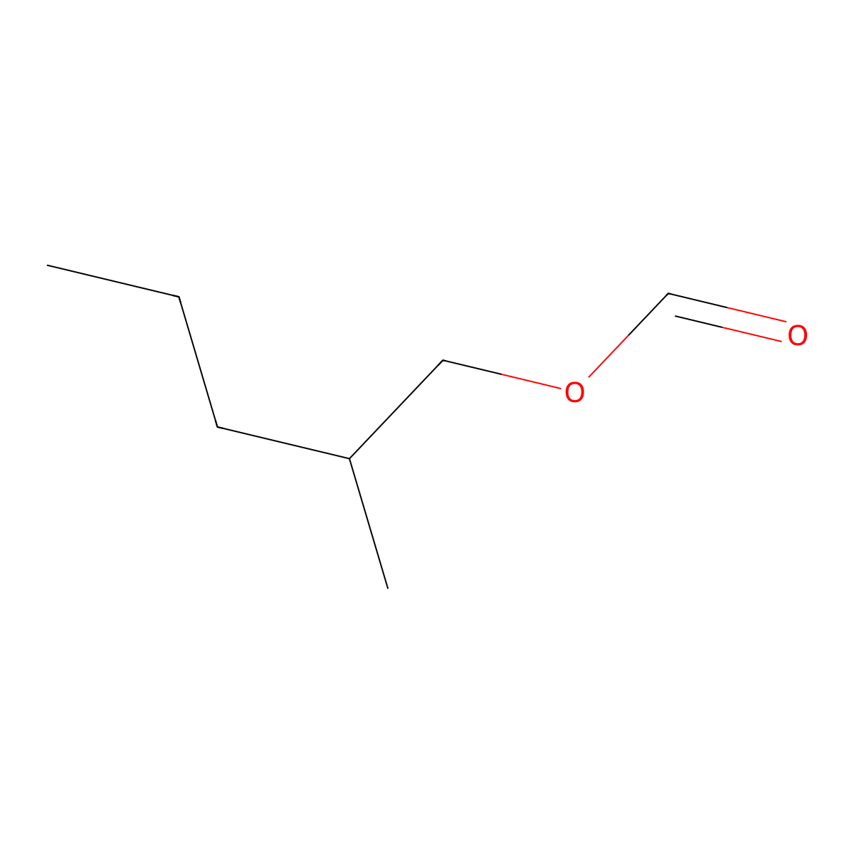 2-Methylpentyl Formate molecular structure, CAS 381670-34-4
