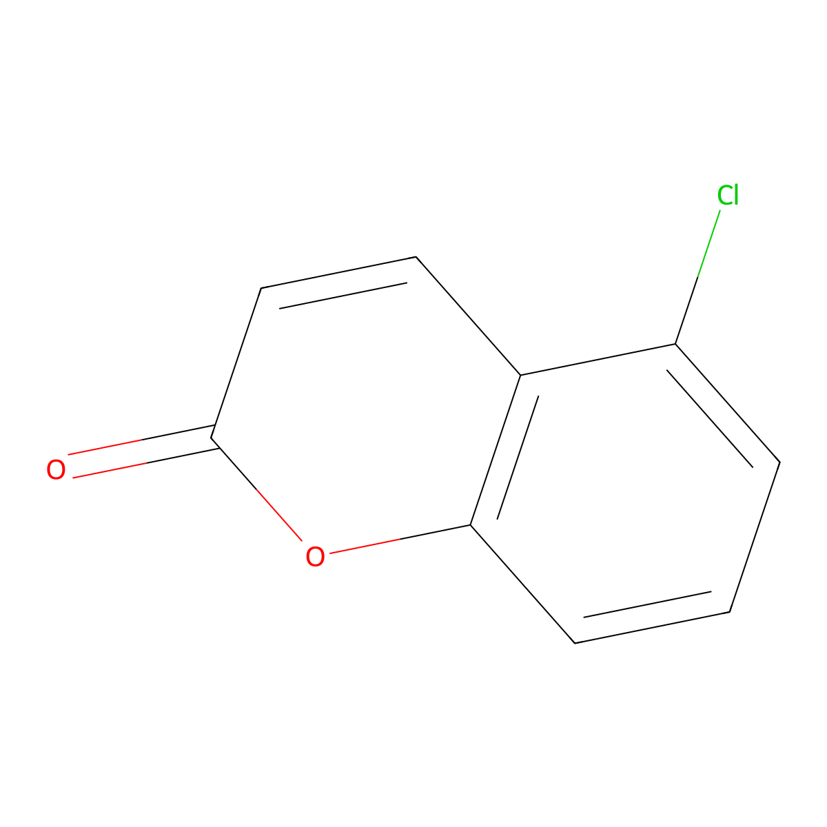 5-Chloro-2h-chromen-2-one molecular structure, CAS 38169-98-1