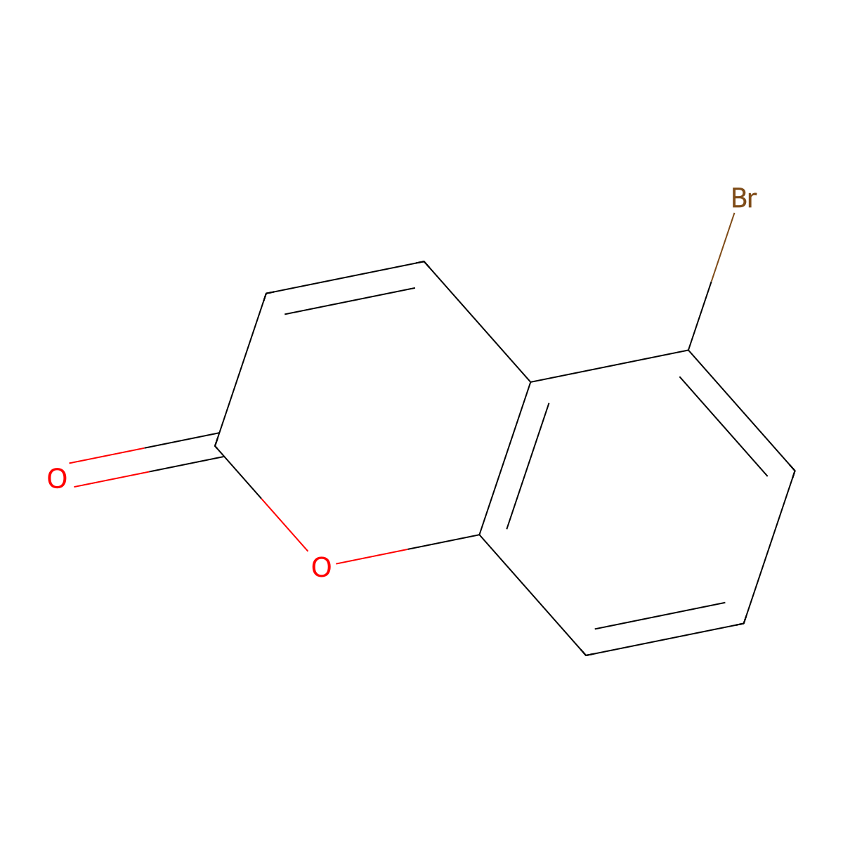 5-Bromo-2h-chromen-2-one molecular structure, CAS 38169-99-2