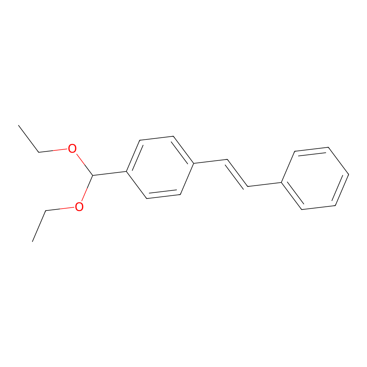 4-(Diethoxymethyl)-trans-stilbene molecular structure, CAS 381716-24-1