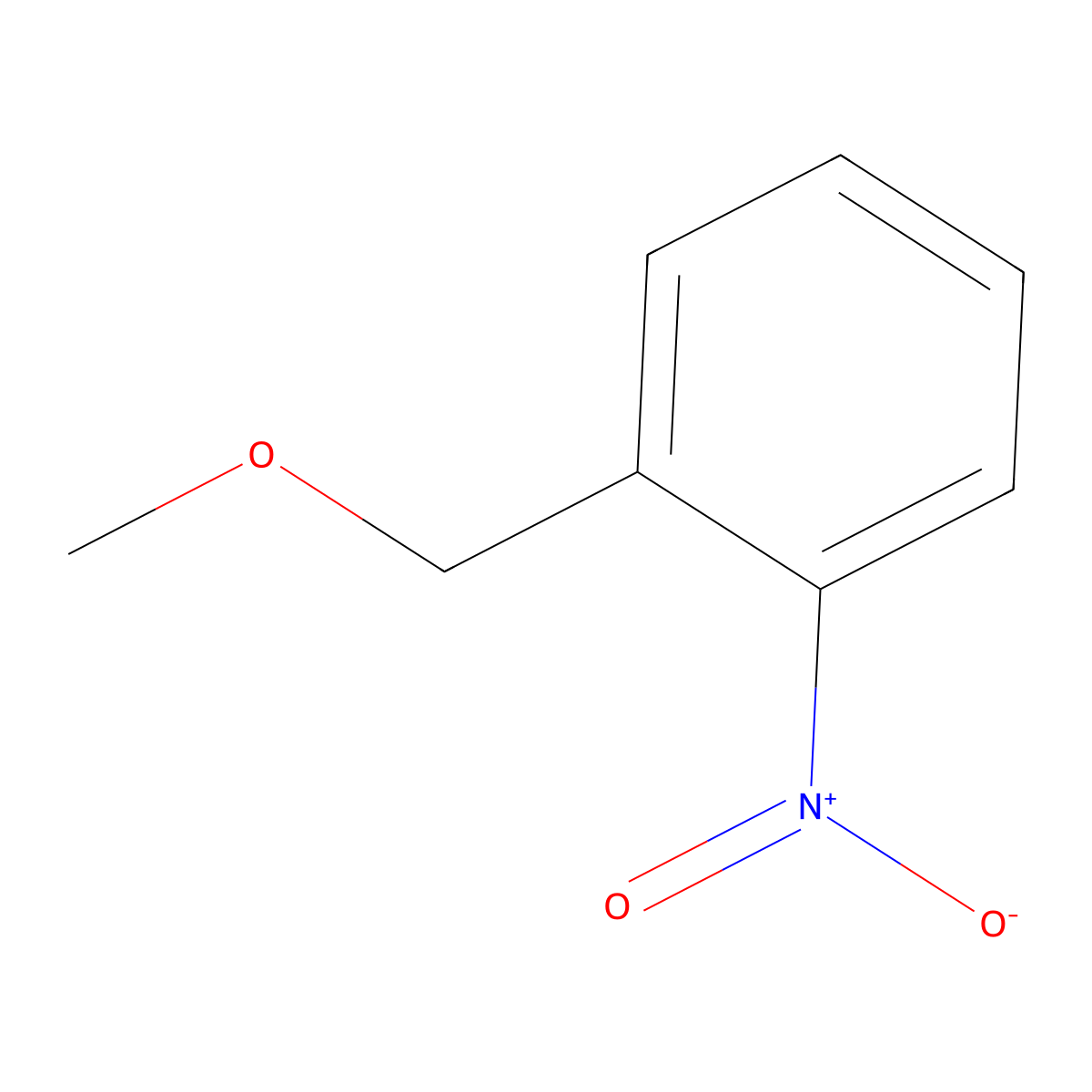 1-(Methoxymethyl)-2-nitrobenzene molecular structure, CAS 38177-30-9
