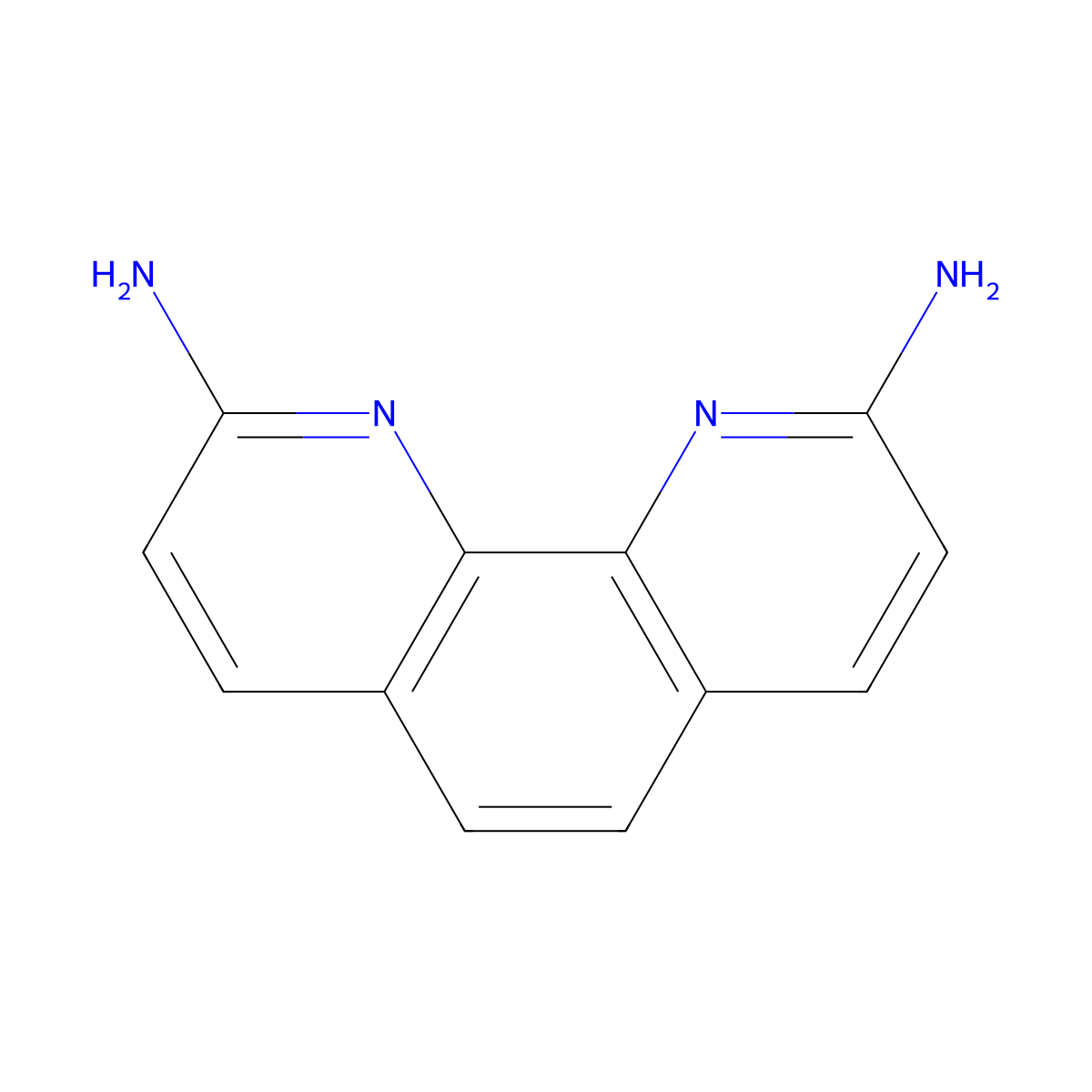 2,9-Diamino-1,10-phenanthroline molecular structure, CAS 38182-65-9