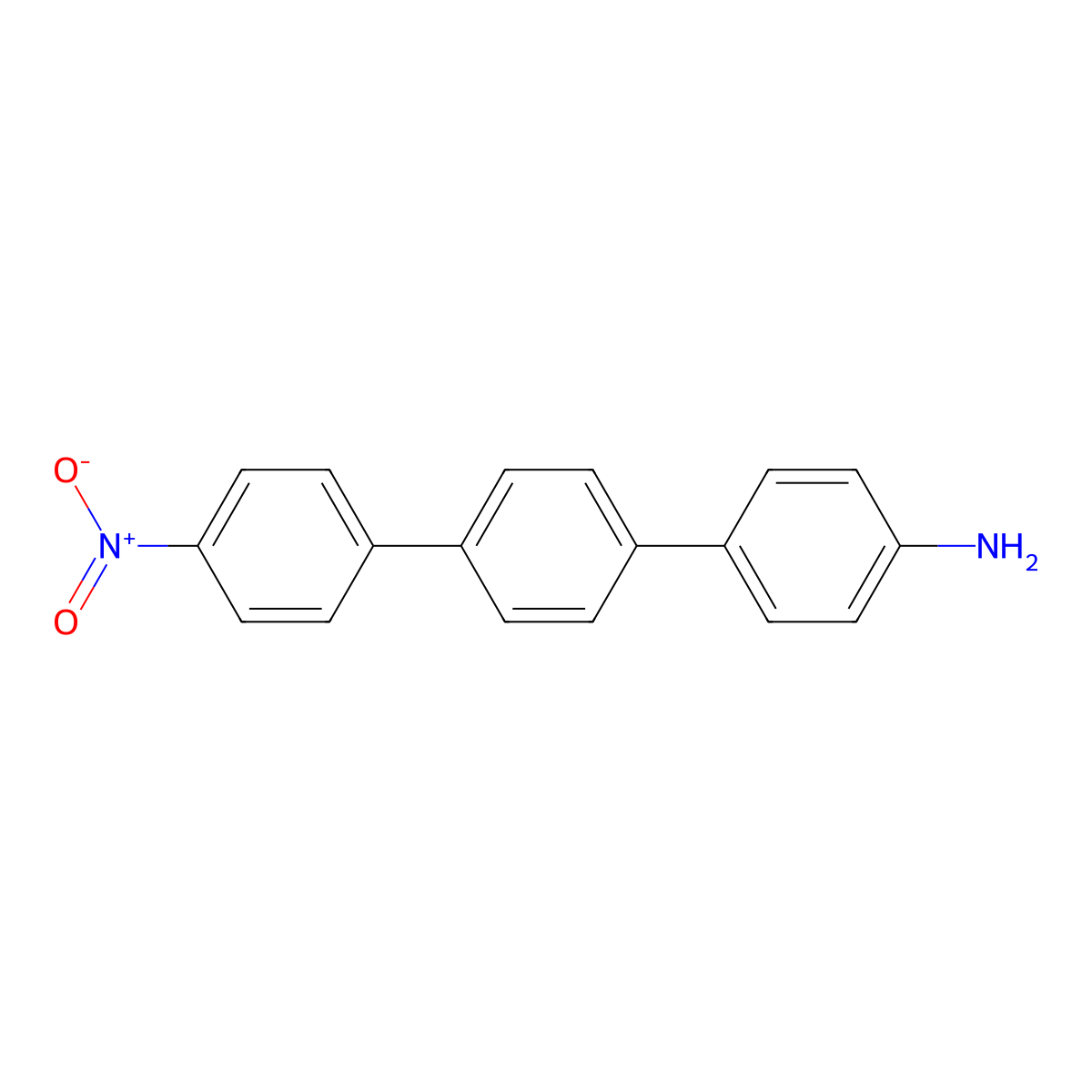 4''-Nitro-[1,1':4',1''-terphenyl]-4-amine molecular structure, CAS 38190-45-3
