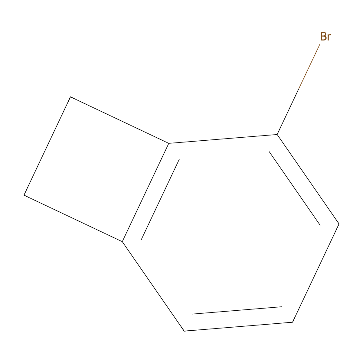 2-Bromobicyclo[4.2.0]octa-1,3,5-triene molecular structure, CAS 38194-43-3