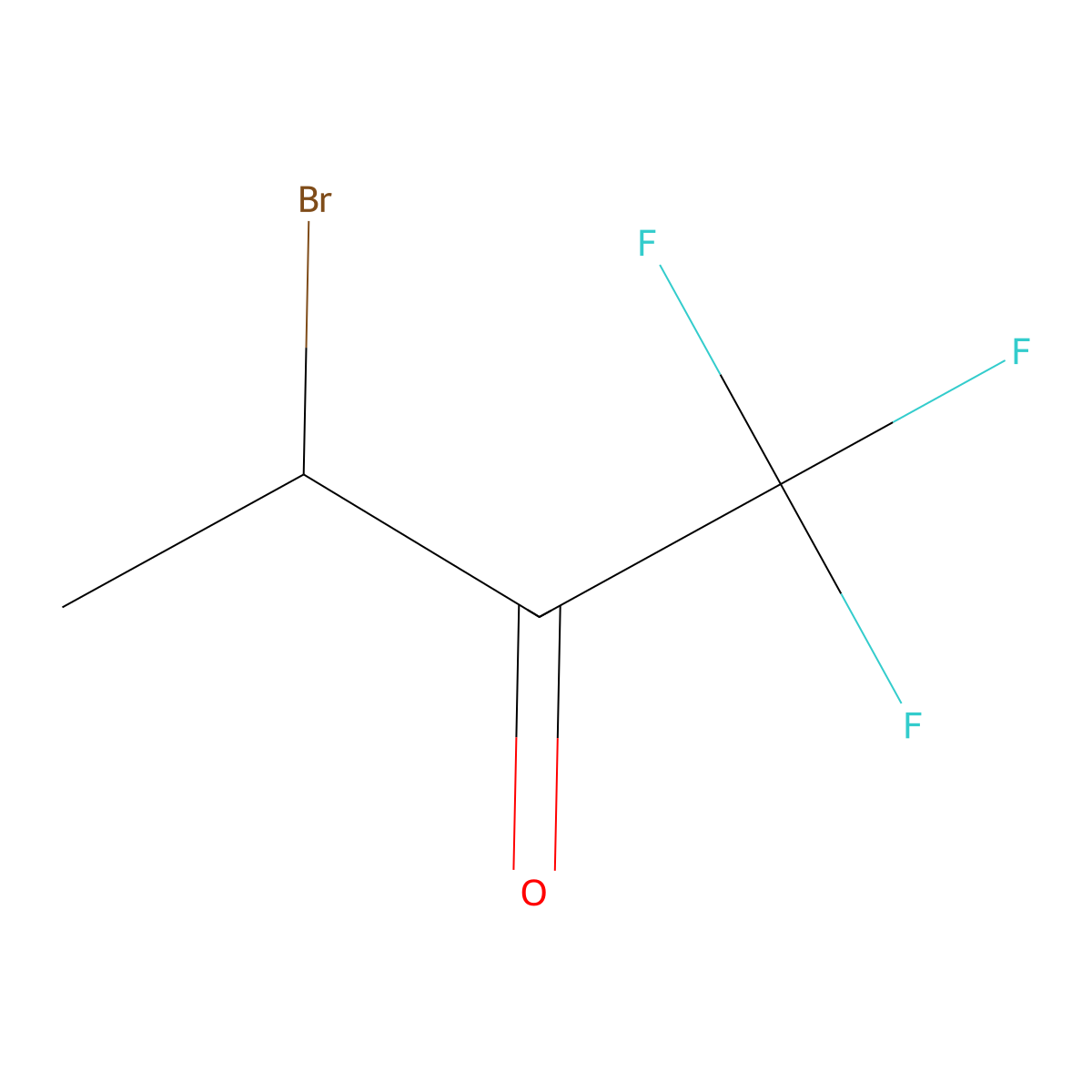 3-Bromo-1,1,1-trifluorobutan-2-one molecular structure, CAS 382-01-4