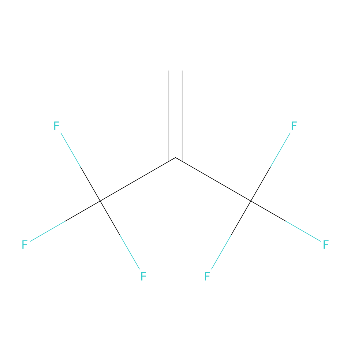 3,3,3-Trifluoro-2-(trifluoromethyl)-1-propene molecular structure, CAS 382-10-5