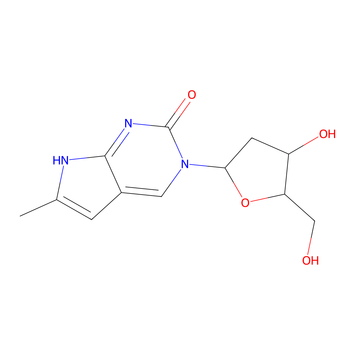 N-Pyrrolo-2'-deoxycytidine molecular structure, CAS 382137-74-8