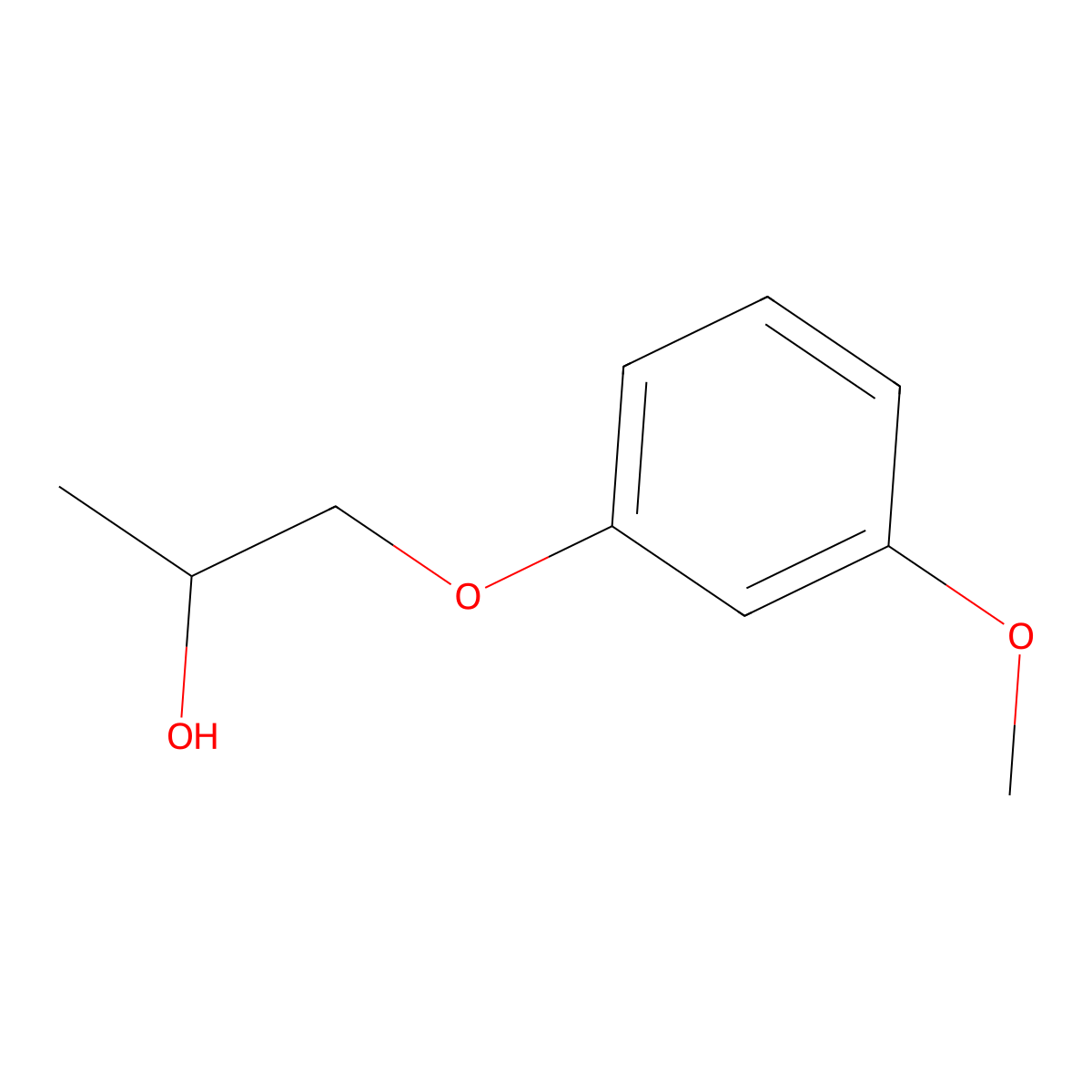 1-(3-Methoxyphenoxy)propan-2-ol molecular structure, CAS 382141-68-6