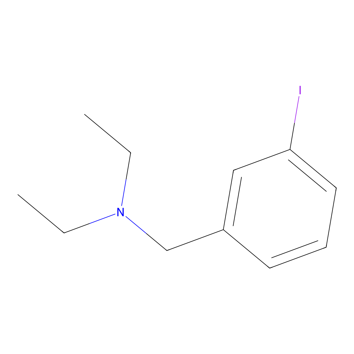 N,N-Diethyl-N-(3-iodobenzyl)amine molecular structure, CAS 382153-04-0