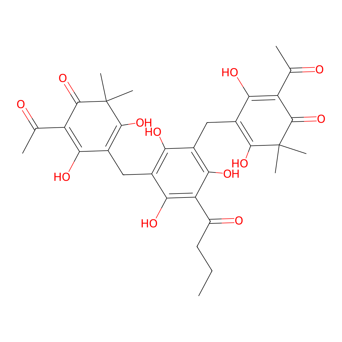 Filixic acid ABA molecular structure, CAS 38226-84-5