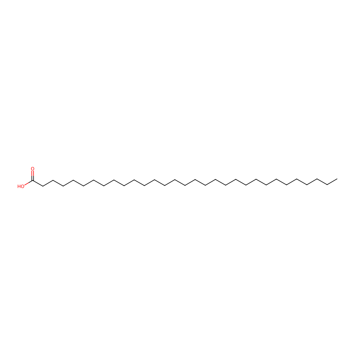 Hentriacontanoic acid molecular structure, CAS 38232-01-8