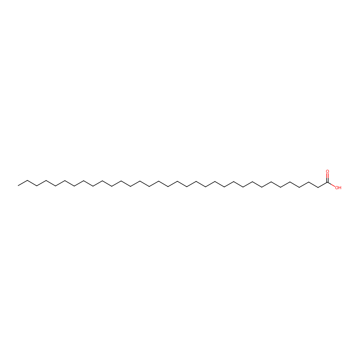 Tetratriacontanoic acid molecular structure, CAS 38232-04-1