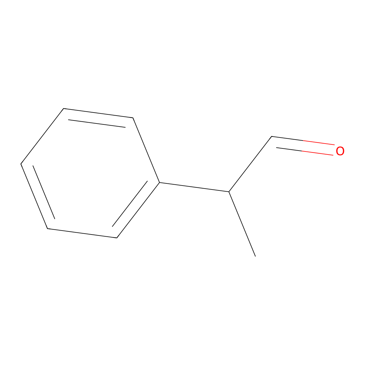 (R)-2-phenylpropanal molecular structure, CAS 38235-74-4