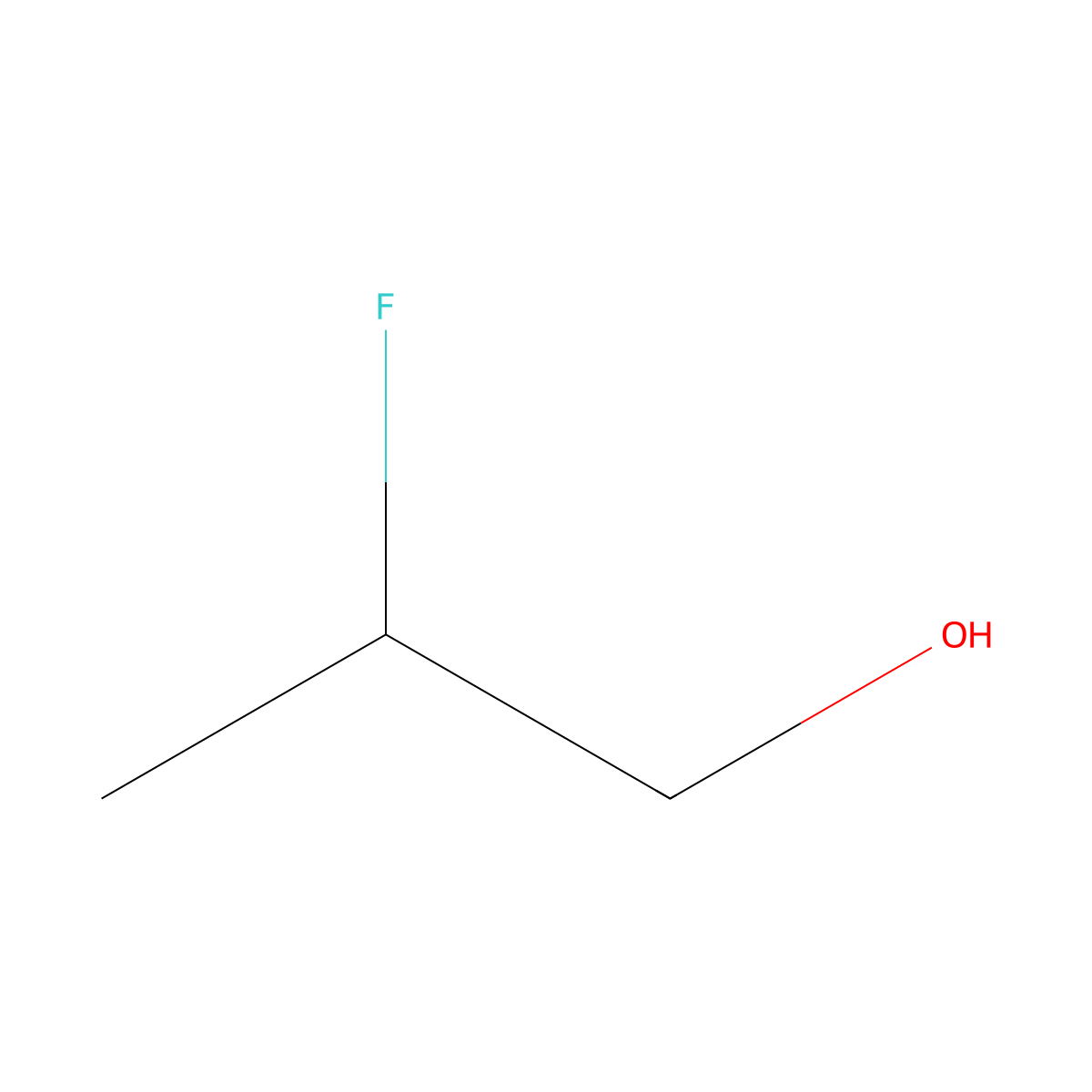 2-Fluoropropan-1-ol molecular structure, CAS 3824-87-1