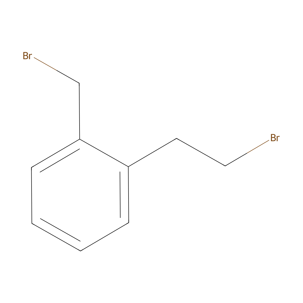 Alpha-bromo-2-(2-bromoethyl)toluene molecular structure, CAS 38256-56-3