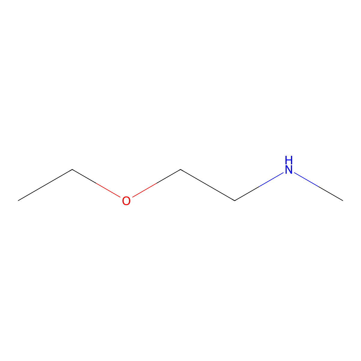 2-Ethoxy-N-methylethanamine molecular structure, CAS 38256-94-9