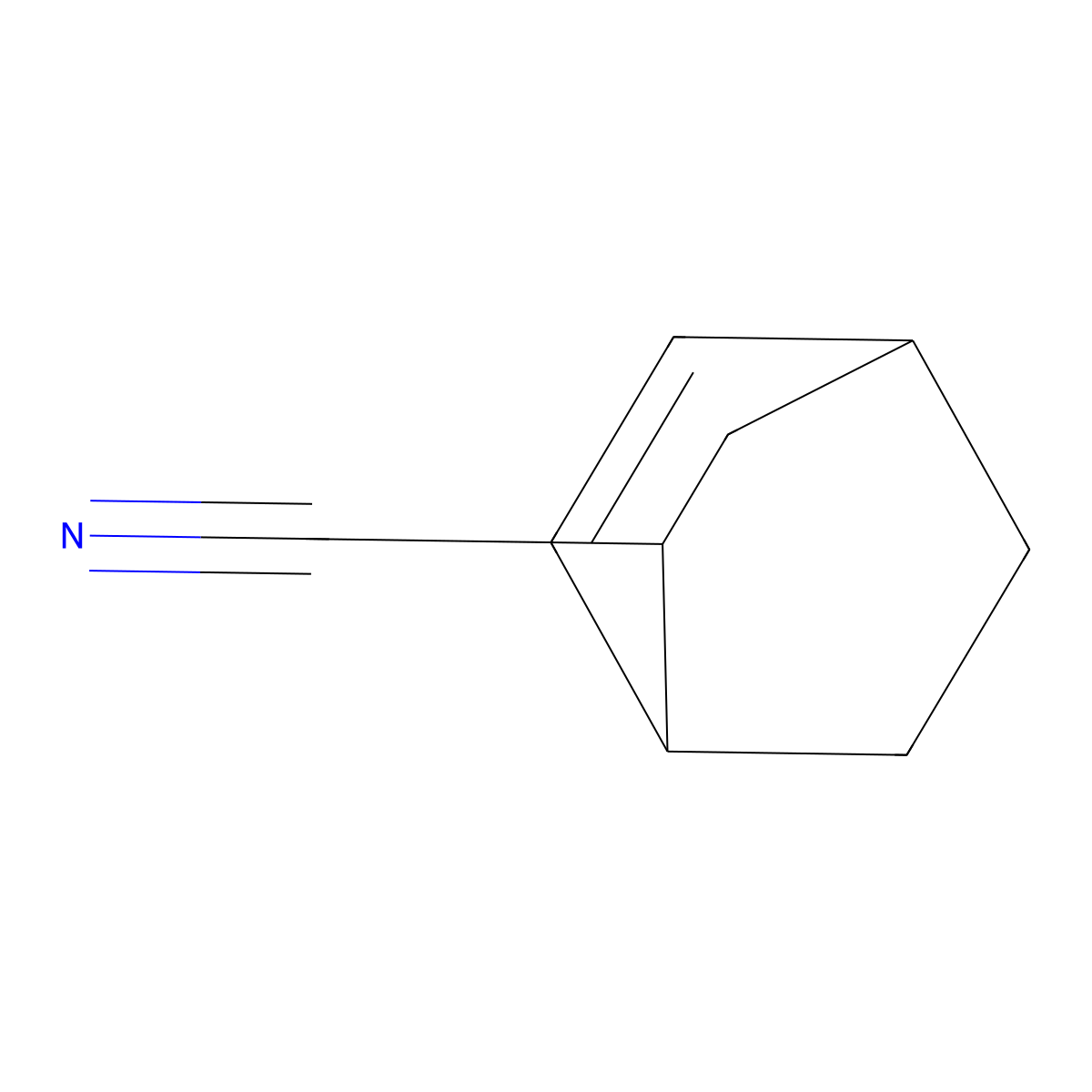Bicyclo(2.2.2)oct-5-ene-2-carbonitrile molecular structure, CAS 38258-93-4