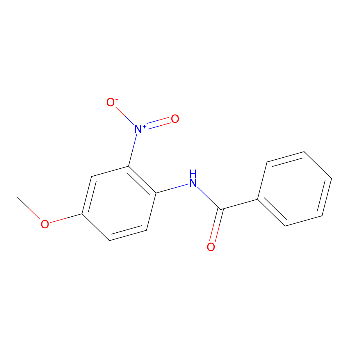 N-(4-methoxy-2-nitrophenyl)benzamide molecular structure, CAS 38259-63-1