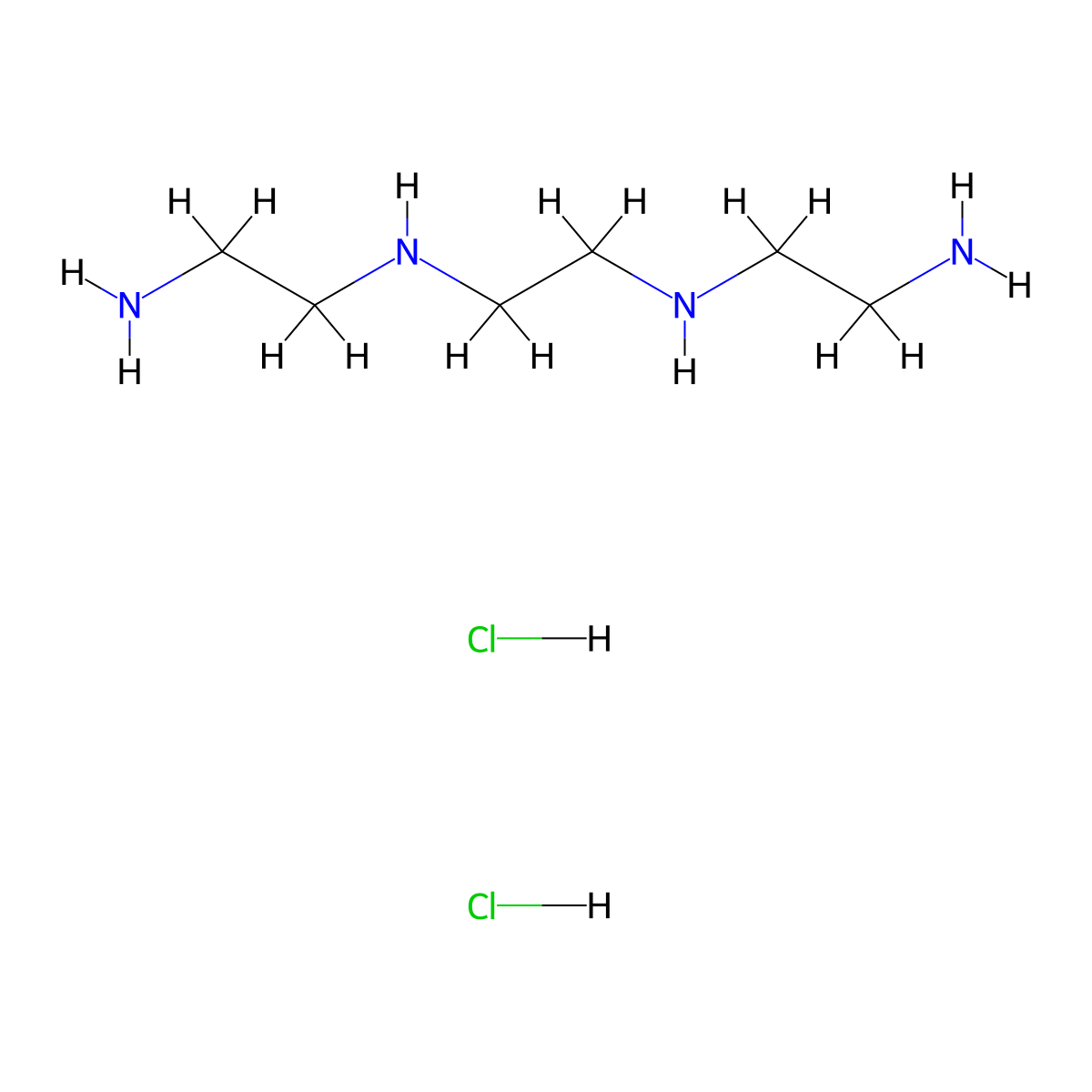 Trientine Hydrochloride molecular structure, CAS 38260-01-4
