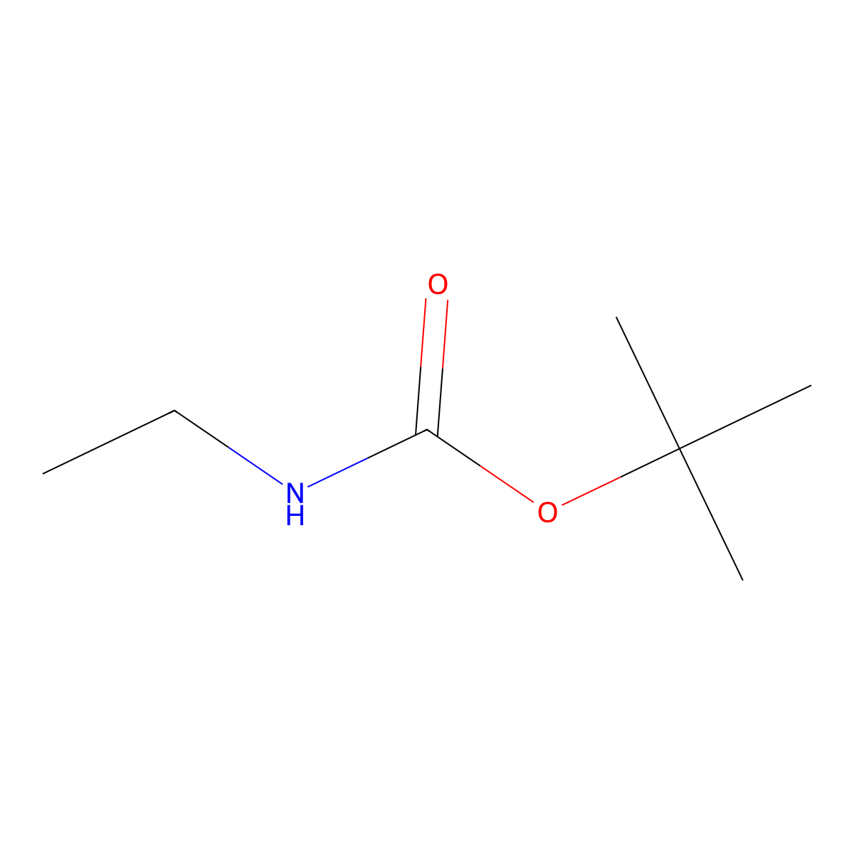 Tert-butyl N-ethylcarbamate molecular structure, CAS 38267-76-4