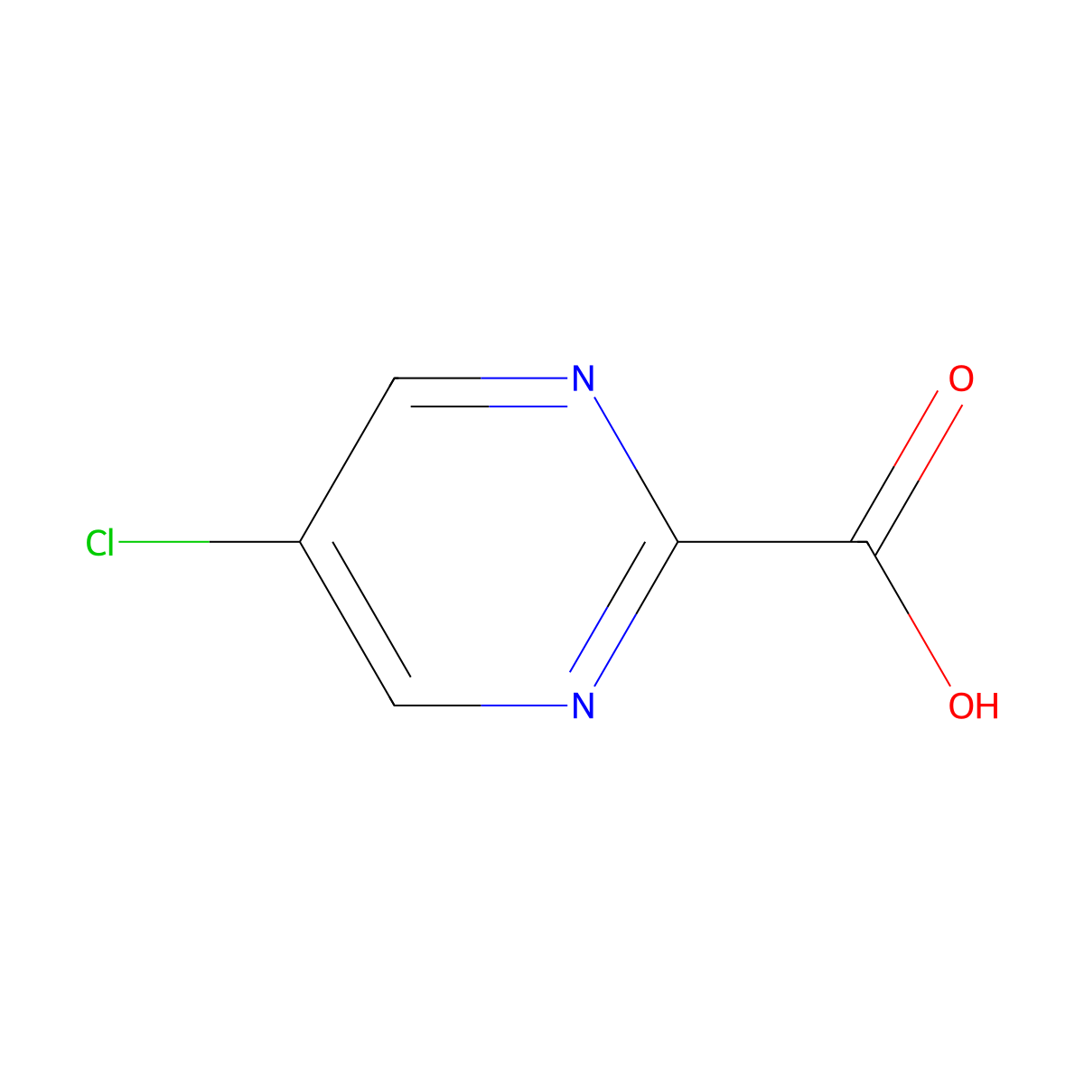 5-chloropyrimidine-2-carboxylic Acid molecular structure, CAS 38275-61-5