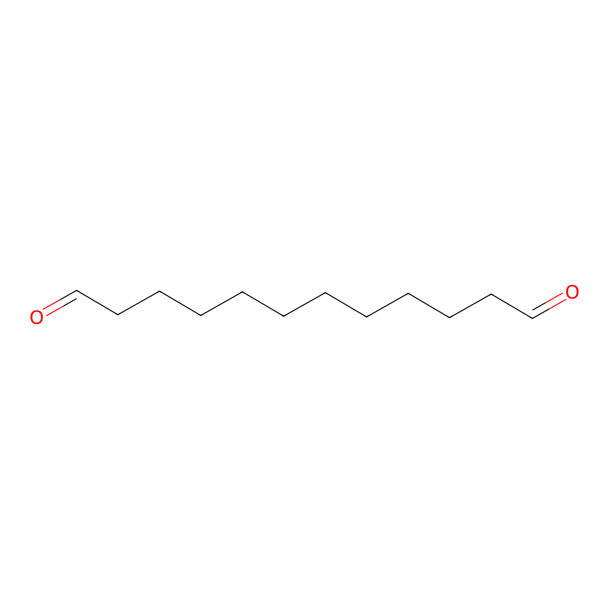 Dodecanedial molecular structure, CAS 38279-34-4