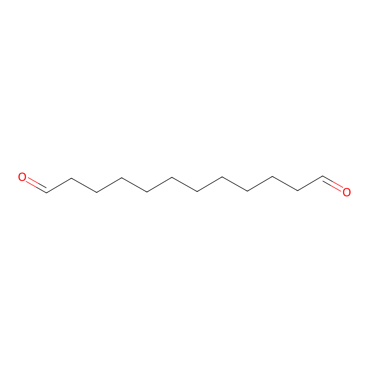 Dodecanedial molecular structure, CAS 38279-34-4